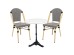 Σετ Κήπου French Bistro (Set 3)Μάρμαρο Λευκό 70*60*91εκ. - Λευκό Σετ Κήπου French Bistro (Set 3)Μάρμαρο Λευκό 70*60*91εκ. - Λευκό