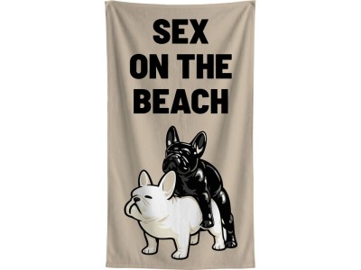 Πετσέτα Θαλάσσης Sex On The Beach Μπεζ 90x170εκ. - Μπεζ