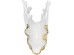 Βάζο Ginkgo Elegance Χρυσό-Λευκό Κεραμικό 45x15 εκ. 45x15x32εκ - Χρυσό