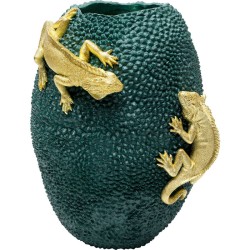 Βάζο Χαμαιλέων Jack Fruit Πράσινο-Χρυσό 39 εκ. (PL) 39x39x39εκ - Χρυσό