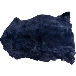 Χαλί Lambskin Heidi Μπλε 85x60x4εκ - Μπλε