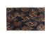 Δερμάτινο Χαλί Puzzle Μαύρο-Καφέ 240x170x2εκ. - Μαύρο Δερμάτινο Χαλί Puzzle Μαύρο-Καφέ 240x170x2εκ. - Μαύρο