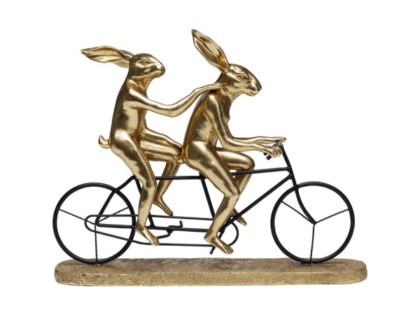 Διακοσμητικό Επιτραπέζιο Tandem Rabbits Χρυσό 10,5x34x42,5 εκ - Χρυσό Διακοσμητικό Επιτραπέζιο Tandem Rabbits Χρυσό 10,5x34x42,5 εκ - Χρυσό
