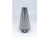 Βάζο Γυάλινο Brillar Cylinder Ασπρόμαυρο 44 εκ. 22x22x44εκ - Μαύρο Βάζο Γυάλινο Brillar Cylinder Ασπρόμαυρο 44 εκ. 22x22x44εκ - Μαύρο