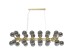 Φωτιστικό Οροφής Atomic Balls Χρυσό 140x55x170εκ G9 - Χρυσό Φωτιστικό Οροφής Atomic Balls Χρυσό 140x55x170εκ G9 - Χρυσό