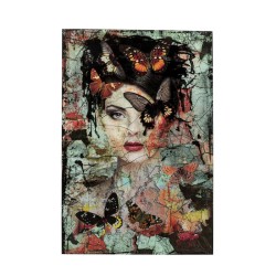 Γυάλινος Πίνακας  Lady Butterfly 100x0.4x150εκ.