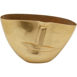 Βάζο Half Face Χρυσό 29x16x46 εκ. - Χρυσό