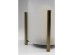 Κηροπήγιο Pillar Steam Λευκό 19x25 εκ. 19x19x25εκ - Χρυσό