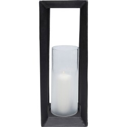 Κηροπήγιο Mabel Μαύρο 22x22x61εκ