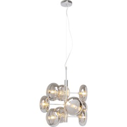 Φωτιστικό Οροφής Headlight Ασημί. 53x53x155εκ G9 - Ασημί