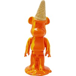 Διακοσμητική Φιγούρα Gelato Bear Πορτοκαλί 16x14,5x39,5 εκ. - Πορτοκαλί