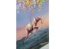 Πίνακας  Flying Elephant At Night 120x3.5x160εκ. - Μπλε