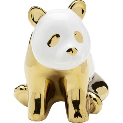 Διακοσμητικό Επιτραπέζιο Sitting Panda Χρυσό/Λευκό 15x17,5x18 εκ. - Χρυσό