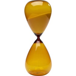 Διακοσμητικό Επιτραπέζιο Timer Κλεψύδρα Πορτοκαλί 13,5x13,5x36 εκ. - Πορτοκαλί