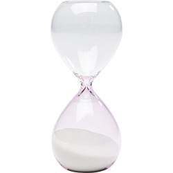 Διακοσμητικό Επιτραπέζιο Timer Κλεψύδρα Διάφανη 7x7x17 εκ. - Διάφανο