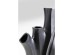 Βάζο Flame Μαύρο 26x10x29 εκ - Μαύρο Βάζο Flame Μαύρο 26x10x29 εκ - Μαύρο