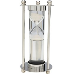 Κλεψύδρα Tempo Ασημί 14x14x30 εκ. - Ασημί