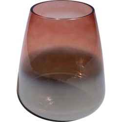 Βάζο Glow Κόκκινο 19x19x23 εκ. - Καφέ