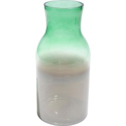 Βάζο Glow Πράσινο 14x14x30 εκ. - Γκρι
