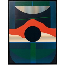 Πίνακας Sunset Πολύχρωμος 75x100 εκ - Πολύχρωμο