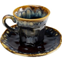 Ποτήρι Espresso Lio Μπλε Πήλινο 12x12x7,5 εκ. - Μπλε