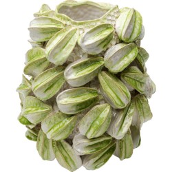 Βάζο Επιτραπέζιο Carambola Πράσινο Πήλινο 32x31,5x36,5 εκ. - Πράσινο