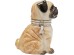 Δοχείο Σκύλος  Jar Pug 18*14*24εκ. - Καφέ