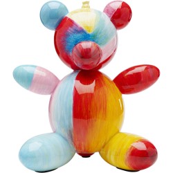 Διακοσμητικό Επιτραπέζιο Rainbow Bear Πολύχρωμο 36x32x22εκ. - Πολύχρωμο