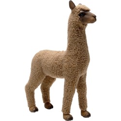 Διακοσμητικό Επιτραπέζιο Happy Alpaca Καφέ 38*26*9.2εκ. - Καφέ
