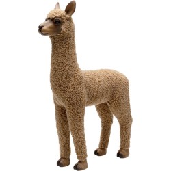 Διακοσμητικό Δαπέδου Happy Alpaca Καφέ 48*31*10.2εκ. - Καφέ