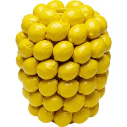 Βάζο Lemon Juice Πορσελάνη Κίτρινο 40x28x28εκ. - Κίτρινο