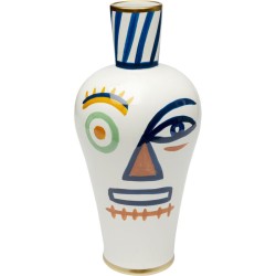 Βάζο Two Face Πολύχρωμο 21x21x44εκ. - Πολύχρωμο