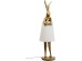 Φωτιστικό Δαπέδου Rabbit Χρυσό/Λευκό 24.5x37.5x150εκ. - Χρυσό