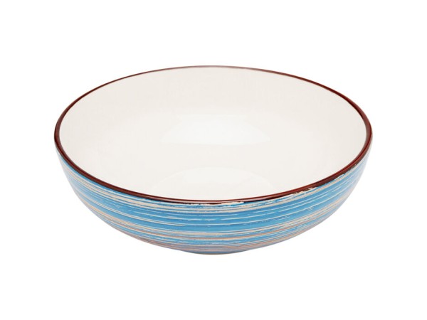 Μπολ Swirl Κεραμικό Μπλε 17.5x17.5x6.2εκ. - Μπλε Μπολ Swirl Κεραμικό Μπλε 17.5x17.5x6.2εκ. - Μπλε