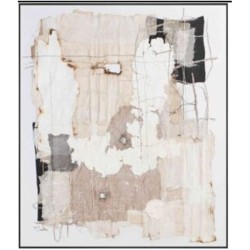 Πίνακας Καμβάς Arty Collage Μπεζ 122.6x5x122.6εκ. - Μπεζ
