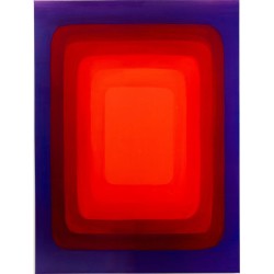 Πίνακας Καμβάς Tendency Κόκκινο 120x3.5x160εκ. - Πολύχρωμο