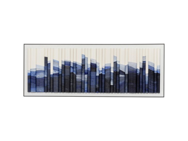 Πίνακας Καμβάς Shadow Skyline Μπλε 160x4x60εκ. - Μπλε Πίνακας Καμβάς Shadow Skyline Μπλε 160x4x60εκ. - Μπλε