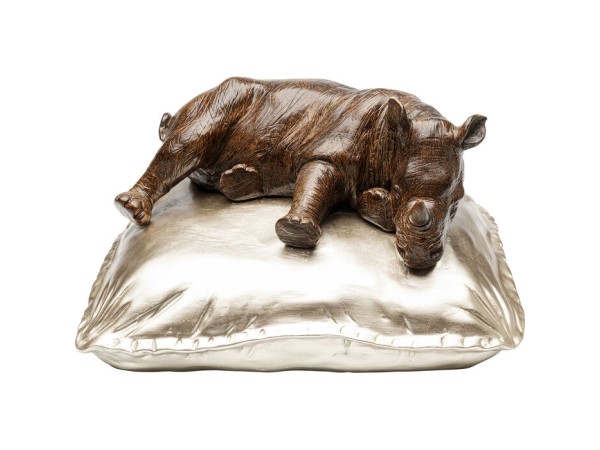 Διακοσμητικό Επιτραπέζιο Sleeping Rhino Χρυσό/Καφέ 37x32x21εκ. - Χρυσό Διακοσμητικό Επιτραπέζιο Sleeping Rhino Χρυσό/Καφέ 37x32x21εκ. - Χρυσό