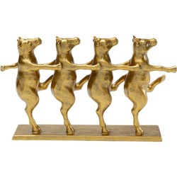 Διακοσμητικό Επιτραπέζιο Dancing Cows Χρυσό 39.5x7x23εκ. - Χρυσό