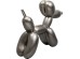 Διακοσμητικό Δαπέδου  Balloon Dog Πολυρεσίνη Γκρι 149*49*118εκ. - Γκρι