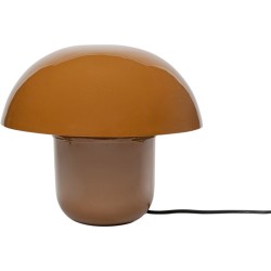 Φωτιστικό Επιτραπέζιο Mushroom Μεταλλικό Καφέ/Πορτοκαλί 29x29x27εκ. - Καφέ