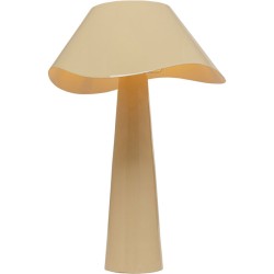 Φωτιστικό Επιτραπέζιο Cloudy Round Μεταλλικό Μπεζ 34x34x49εκ. - Μπεζ