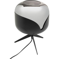 Φωτιστικό Δαπέδου Smoke Goblet Ball Μεταλλικό Μαύρο 27x27x35εκ. - Μαύρο