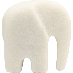 Διακοσμητικό Επιτραπέζιο Soft Elephant Άσπρο 13,5x6x14 εκ. - Λευκό