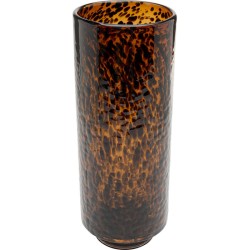 Βάζο  Caramel Γυαλί Καφέ 14*14*37εκ. - Καφέ