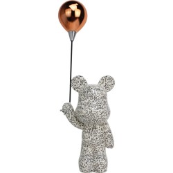Διακοσμητικό Επιτραπέζιο Balloon Bear Πολυρεσίνη Λευκό 17.5x11x60εκ. - Πολύχρωμο