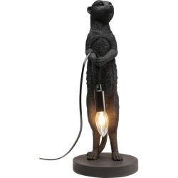 Φωτιστικό Επιτραπέζιο Meerkat Μαύρο 19x19x50 εκ. - Μαύρο