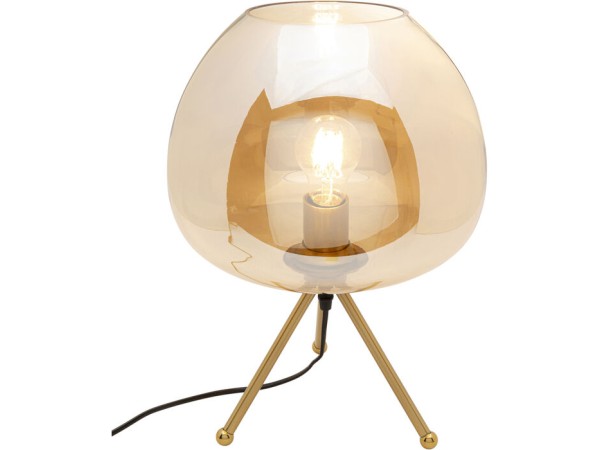 Φωτιστικό Επιτραπέζιο Sphere Smoke Amber Μεταλλικό Χρυσό 30x30x43εκ. - Μπεζ Φωτιστικό Επιτραπέζιο Sphere Smoke Amber Μεταλλικό Χρυσό 30x30x43εκ. - Μπεζ