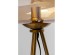 Φωτιστικό Δαπέδου Sphere Amber Μεταλλικό Χρυσό 52x52x146εκ. - Μπεζ