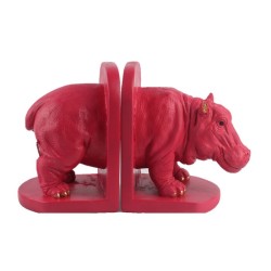 Βιβλιοστάτες Rhino Party Πολυρεσίνη Ροζ (Σετ 2 Τμχ) 13x19,5x31εκ. - Ροζ